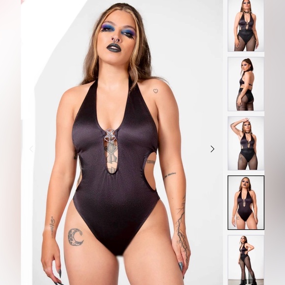 Killstar bodysuit, worn once, just fits too big for me - Picture 1 of 4